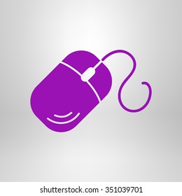 Computer mouse icon symbol.