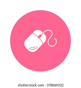 Computer mouse icon symbol.