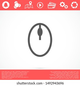 Computer Mouse Icon Symbol. Computer Mouse hand arrow hourglass Icon. Computer Mouse Vector Illustration  