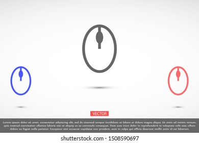 Computer Mouse Icon Symbol. Computer Mouse hand arrow hourglass Icon. 