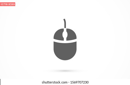 Computer Mouse Icon Symbol. Computer Mouse hand arrow hourglass Icon. Computer Mouse Vector Illustration Click vector icon .Computer Mouse Modern simple flat