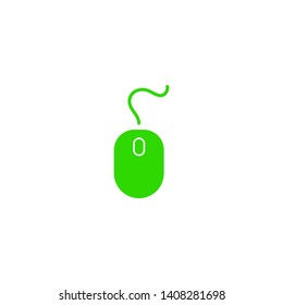 Computer Mouse Icon Symbol. PC Mouse icon vector isolated illustration. Icon computer mouse web. Modern computer mouse, flat icon design