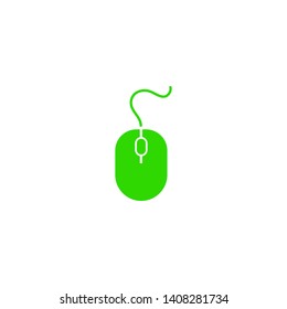Computer Mouse Icon Symbol. PC Mouse icon vector isolated illustration. Icon computer mouse web. Modern computer mouse, flat icon design