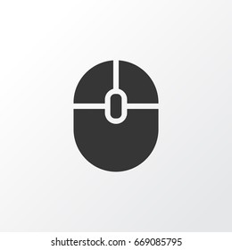 Computer Mouse Icon Symbol. Premium Quality Isolated Control Device Element In Trendy Style.