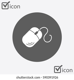 Computer mouse icon symbol. So, click the mouse.