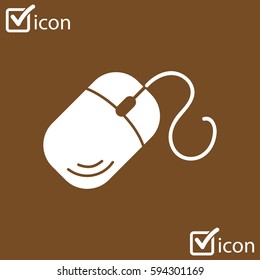 Computer mouse icon symbol. So, click the mouse.