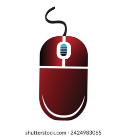 Computer Mouse Icon Symbol. Vector illustration.