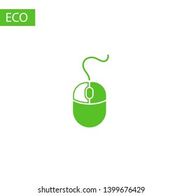 Computer Mouse Icon Symbol. Web design vector logo