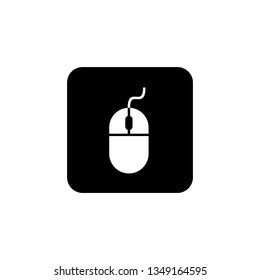 Computer Mouse Icon. Computer mouse Icon in trendy flat style isolated on white background