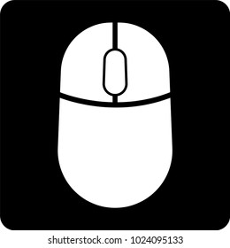 computer mouse icon vector 