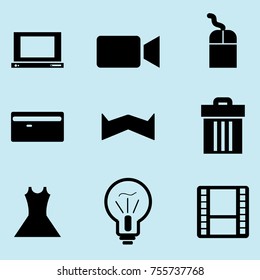 computer, mouse icon vector