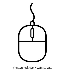 Computer mouse icon vector art