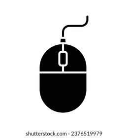 computer mouse icon vector design template simple and clean