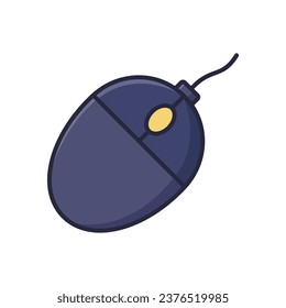 computer mouse icon vector design template simple and clean