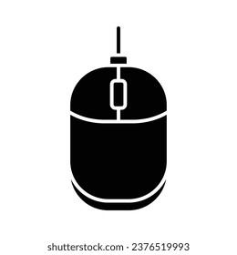 computer mouse icon vector design template simple and clean