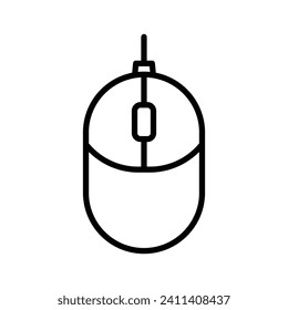 computer mouse icon vector design template simple and clean