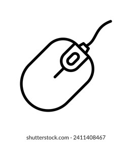computer mouse icon vector design template simple and clean