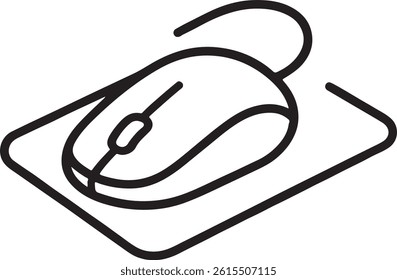 Computer mouse icon vector design isolated illustration