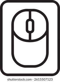 Computer mouse icon vector design isolated illustration