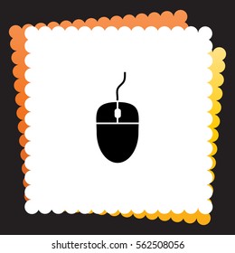 Computer mouse  icon. Vector design.