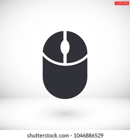 Computer mouse icon, vector illustration. 