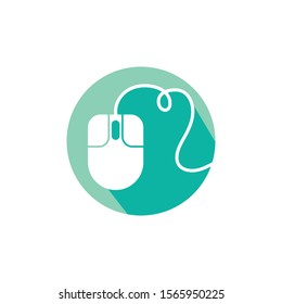 computer mouse icon vector illustration design template
