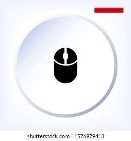 Computer mouse icon, vector illustration. , lorem ipsum Flat design