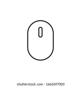 Computer mouse icon vector illustration on white backdrop. Web icon. 