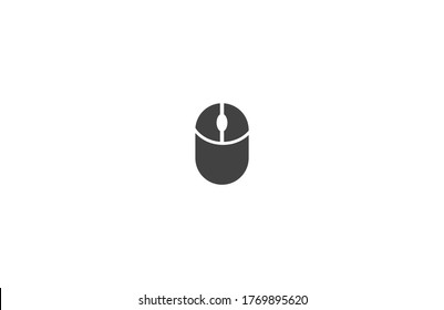 Computer mouse icon, vector illustration. , lorem ipsum Flat design