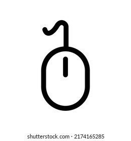 computer mouse icon vector illustration logo template for many purpose. Isolated on white background.