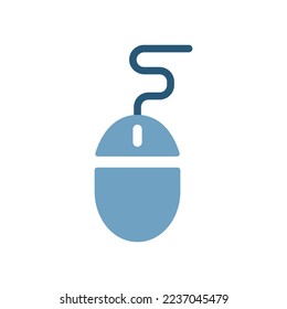 computer mouse icon, vector illustration