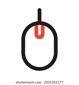 Computer mouse icon. Vector illustration