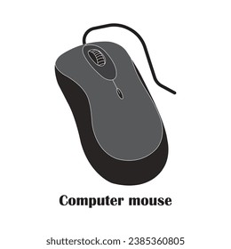 Computer mouse icon vector illustration design