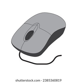 Computer mouse icon vector illustration design