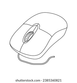 Computer mouse icon vector illustration design