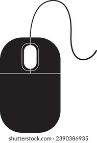 Computer Mouse icon vector illustration. Mouse device symbol