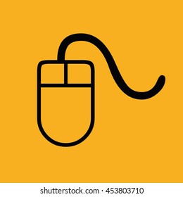 Computer mouse icon vector illustration