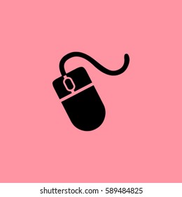 Computer mouse icon, vector illustration