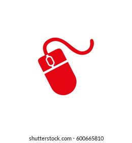 Computer mouse icon, vector illustration