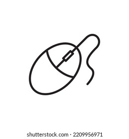 Computer Mouse Icon Vector Ilustration Design  