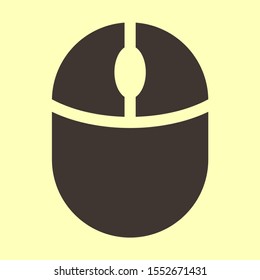 Computer mouse icon vector . Lorem Ipsum Flat Design