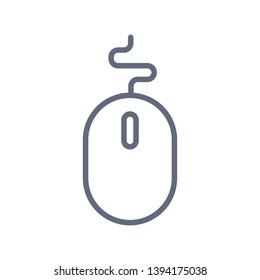 Computer mouse icon. Vector icon on white background