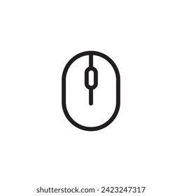 vector de icono del mouse del equipo. icono de símbolo del mouse del equipo