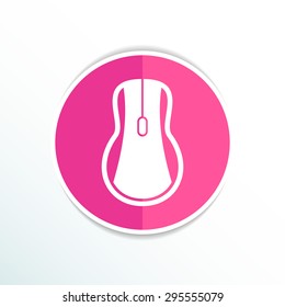 Computer mouse icon, icon vector symbol click button cursor.