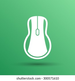 Computer mouse icon, icon vector symbol click button cursor.
