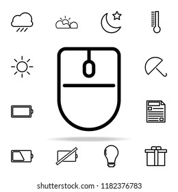 computer mouse icon. web icons universal set for web and mobile on white background