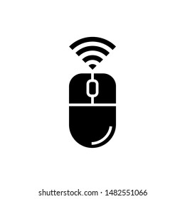 computer mouse icon,outline mouse icon, flat design best vector computer mouse illustration