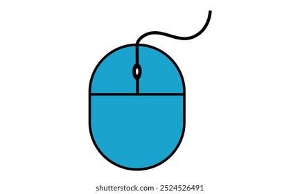 Iconos del ratón del ordenador fijados en el fondo blanco. Icono de Vector de mouse de computadora. Ilustración vectorial.