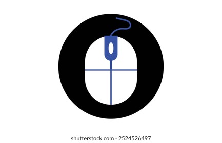 Iconos del ratón del ordenador fijados en el fondo blanco. Icono de Vector de mouse de computadora. Ilustración vectorial.