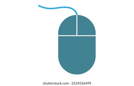 Ícones do mouse do computador definidos em fundo branco. Ícone de vetor do mouse do computador ilustração .Vetor.